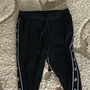 PINK black joggers